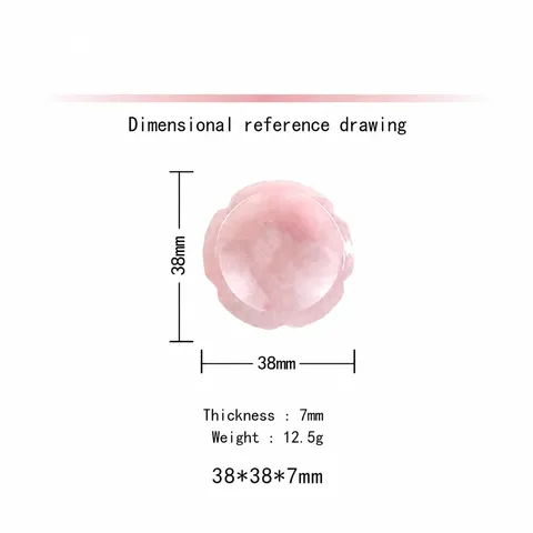 Natural Healing Crystal Flower Worry Stone Agate Palm Stone For Office Stress Relief Mineral Specimens Desktop Decoration