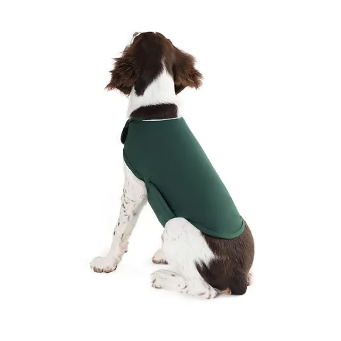 Adjustable Dog Anxiety Vest Calming Shirt With Reflective Strips Breathable Polyester Pet Apparel Dog Coat