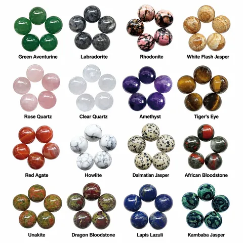 Natural Crystal Gemstone Sphere Ball Polished Quartz Mineral Ball For Feng Shui Healing Meditation Home Office Decor Ornament