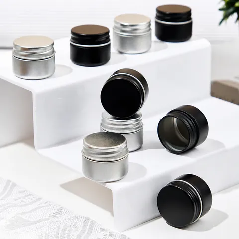 Portable Mini Metal Tin Box Screw Seal Storage Jar For Pills Balm Small Items Round Tinplate Container