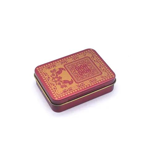 Traditionelle Chinesische Hochzeit Süßigkeiten Blechdose Tragbare Metall Aufbewahrungsbox Doppeltes Glück Elster Muster Geschenkbox
