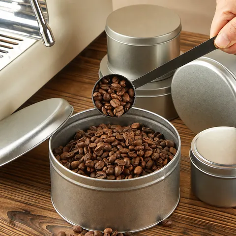 Portable Round Tinplate Storage Box Metal Tin Canister With Lids For Food Candy Tea Jewelry Small Items