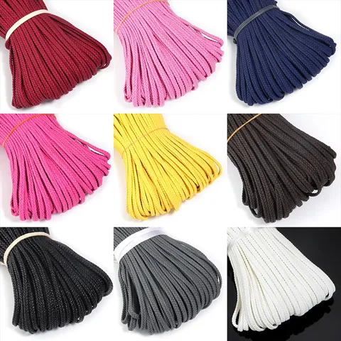 Five-Strand Flat Braided PU Leather Cord DIY Jewelry Making Accessory Handcrafted Bracelet Necklace Rope Bag Clothing Accessory