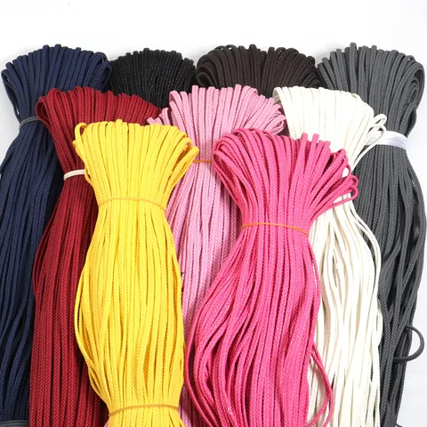Five-Strand Flat Braided PU Leather Cord DIY Jewelry Making Accessory Handcrafted Bracelet Necklace Rope Bag Clothing Accessory
