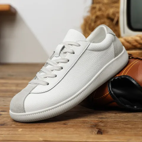 Men Women Retro GAT German Army Trainer Sneakers Leather Suede Height Increasing Casual Skate Sport Shoes Lacing White Grey