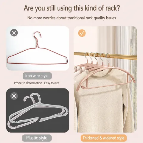 Huishouden Plastic Kledinghangers Heavy Duty Sporenloos Antislip Jas Hangers Voor Kast Drogen En Organiseren