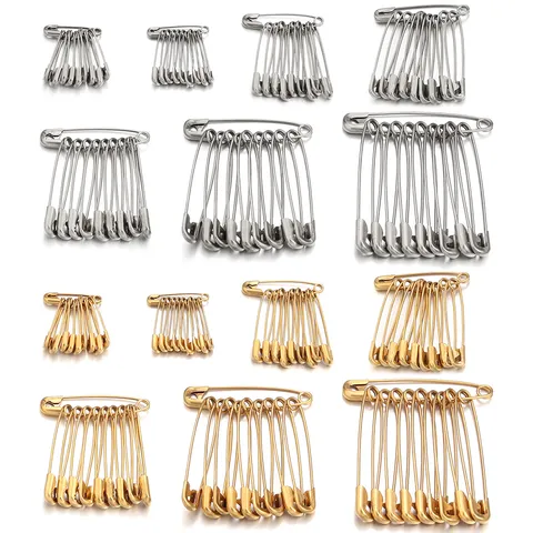 Spille da Balia in Acciaio Inossidabile ad Alta Durezza Spille Metalliche Impermeabili Antiruggine per Accessori Fai da Te Creazione Gioielli