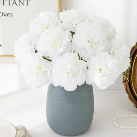 Künstliche Blume Einzelner Stiel Nelke Europäische Dahlie Heim Wohnzimmer Dekor Hochzeit Party Falsche Blumengestaltung