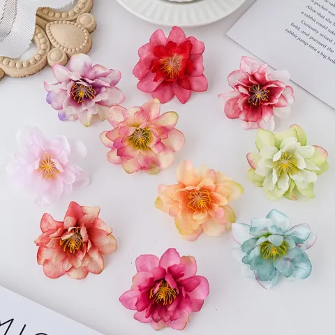 Artificial Wild Peony Flower Heads Silk Flowers For Wedding Home Decor Photography Props DIY Craft Floral Arrangements