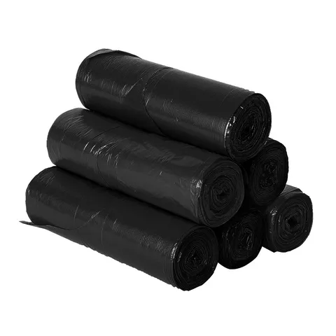 Bolsas de Basura Domésticas Bolsas de Basura con Cordón Espesadas Bolsas de Basura de Plástico Portátiles Para Cocina Hogar