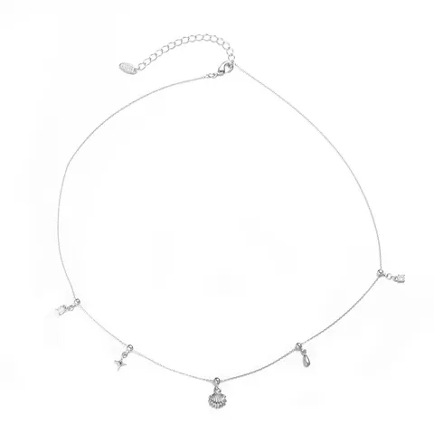 Collana con Ciondolo a Stella a Quattro Punte in Conchiglia di Pietra Naturale di Rame Vintage Catena di Clavicola con Strass di Lusso per Gioielli di Moda da Donna