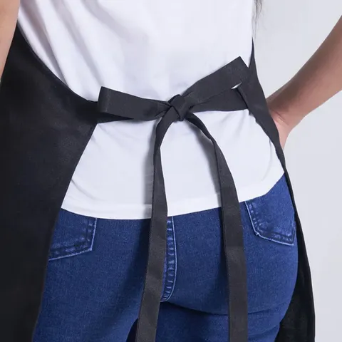 Tablier de Cuisine Imperméable Pour Femmes Hommes Chef Tablier Bavette Avec Poches Halter Réglable Tablier de Travail pour Maison
