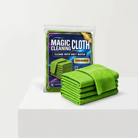 Microfiber Thickened Magic Cleaning Cloth Multi Purpose Cleaning Rags For Kitchen Car Windows Mirror Lint Free Reusable Soft Washable Cloth