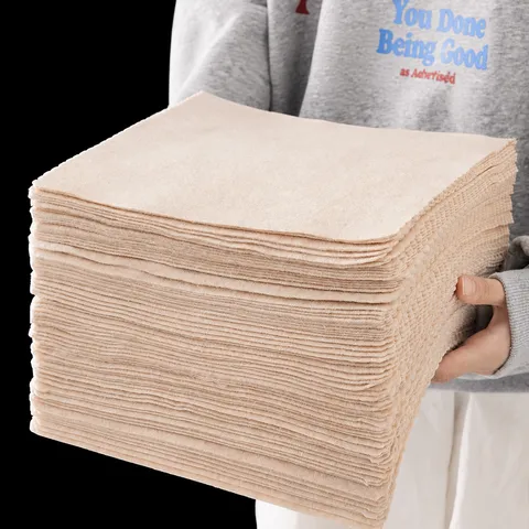 Loofah Dishwashing Rag Kitchen Cleaning Cloth Thickened Absorbent Oil-Free Household Dish Cloth Cleaning Towel