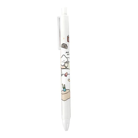Schattige Cartoon Beer Gelpen 0.5mm Zwarte Inkt Student Schrijven Schrijfwaren Kantoor Schoolbenodigdheden Schrijfpen