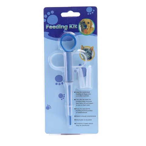Pet Medicine Feeder Syringe Set Polystyrene Dog Cat Liquid Pill Dispenser Puppy Feeding Tool Pet Care Supplies