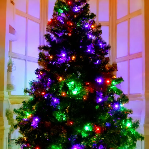 Guirlande Lumineuse LED Décoration Arbre de Noël Étanche PVC Clignotant Fée Lumières Pour Festival Vacances Maison Mariage Fête Ornements Suspendus Décor