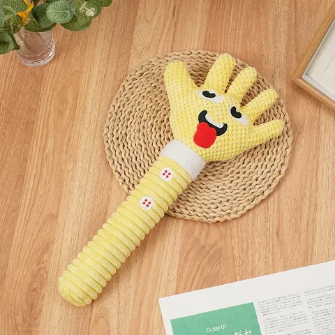 Grand Chien Jouet à Mâcher Siffleur Interactif Peluche Forme de Paume Jouet de Dentition pour Soulager l'Ennui Fournitures pour Animaux