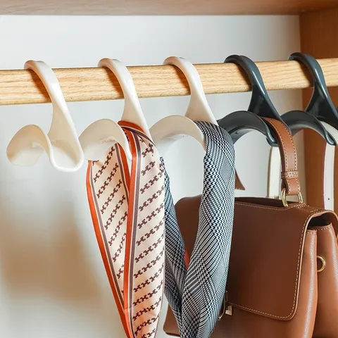 Arch Handbag Hanger Wardrobe Storage Rack Multi-Purpose Plastic Hook For Closet Bag Scarf Tie Organizer