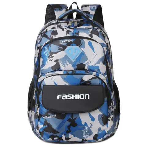 Large Capacity Oxford Cloth Backpack Casual Camouflage Student School Bag Waterproof Travel Daypack