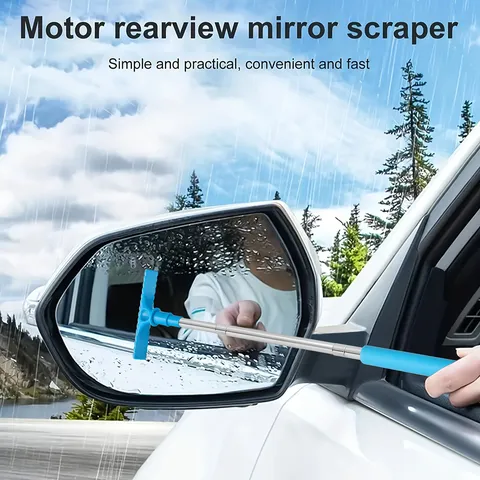Auto Rückspiegel Wischer Edelstahl Teleskop Abzieher Auto Fenster Glas Reinigungswerkzeug Autozubehör