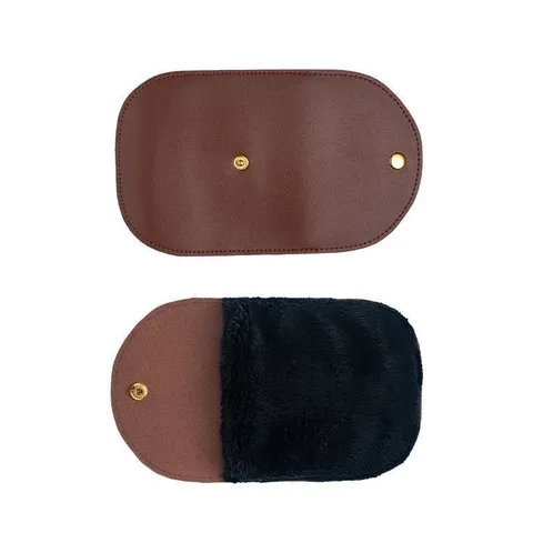 Gant de Polissage de Chaussures Portable en Polaire PVC Laine Imitation Outil de Nettoyage pour Soin Quotidien