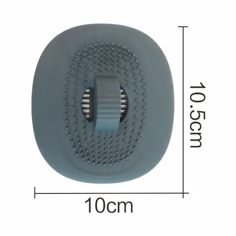 Silikon Waschbecken Abfluss Sieb Oval Haarfänger Badezimmer Küche Wasser Waschbecken Filter Stopfen Anti-Verstopfung Bodenablauf Abdeckung