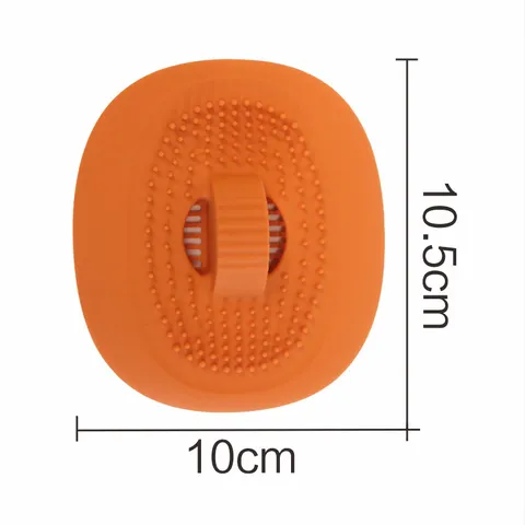 Silikon Waschbecken Abfluss Sieb Oval Haarfänger Badezimmer Küche Wasser Waschbecken Filter Stopfen Anti-Verstopfung Bodenablauf Abdeckung