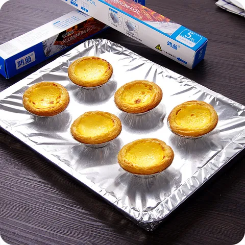 Strapazierfähige Alufolie Lebensmittelechte Zinnfolie Rolle Für Küche Backen Und BBQ Kochen Verdickte Metallverpackung