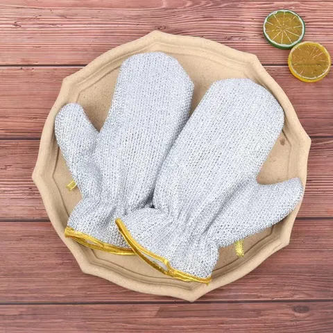 Dubbelzijdige Zilveren Zijde Afwasbare Handschoenen Verdikt Waterdicht Huishouden Pot Schrobben Handschoenen Schoonmaak Gereedschap