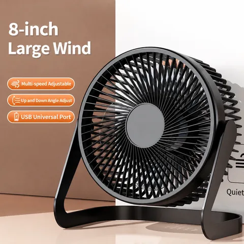 Tragbarer Mini USB Tischventilator Leiser Persönlicher Tischventilator Für Büro Zuhause Studentenraum Desktop Kühlventilator