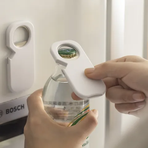 Multifunctional Magnetic Bottle Opener Fridge Magnet Beer Bottle Cap Remover Household Drink Opener Kitchen Tool