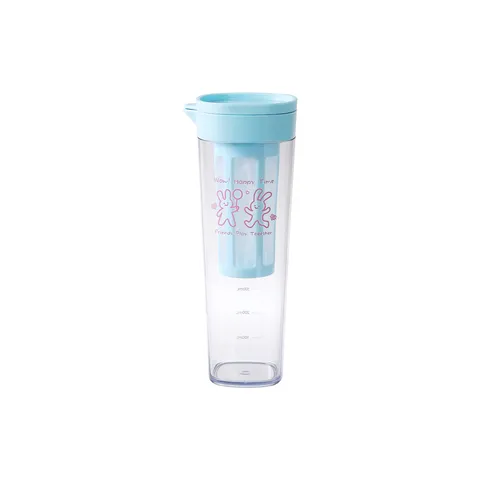 Bouilloire à Eau Froide en Plastique pour Ménage Résistante aux Hautes Températures Pot à Thé Cold Brew Avec Filtre Intégré et Couvercle d'Étanchéité
