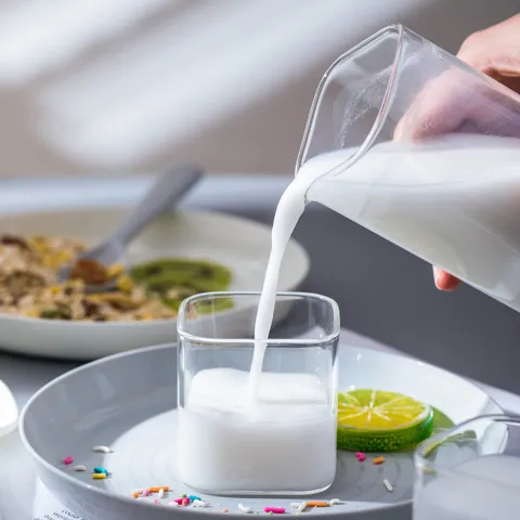 Ins Quadratisches Borosilikatglas Becher Transparent Hitzebeständig Milch Wasser Tasse Kaffebereiter Glaswaren