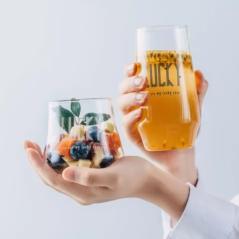 Hittebestendig Borosilicaatglas Beker Helder Koffie Melk Sap Bier Glazen Beker