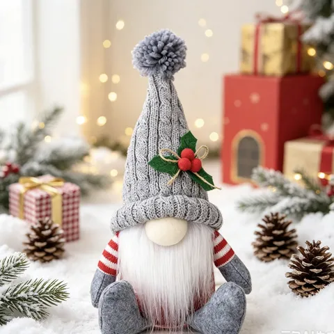 Handmade Nordic Christmas Gnomes Decorations Faceless Rudolph Doll Plush Gnome For Home Holiday Party Decor Ornaments