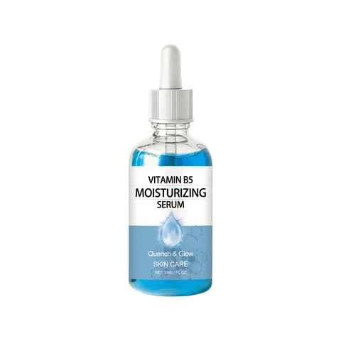 Siero Viso Idratante Vitamina B5 Cura Della Pelle Anti Età Liquido Con Contagocce Bottiglia Di Vetro Per Uso Quotidiano