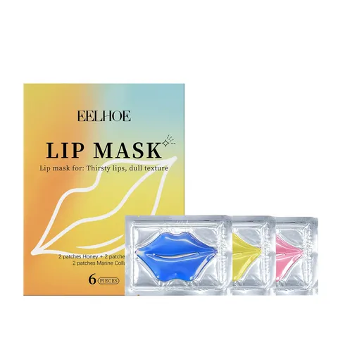 Moisturizing Lip Mask Hydrogel Lip Patch Deep Nourishment Hydrating Anti-Aging Lip Lines Care Treatment For Women