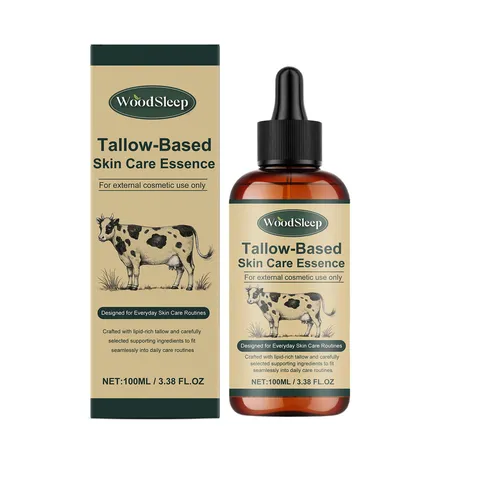 WoodSleep Esencia de Cuidado Facial de Sebo Aceite Facial Hidratante Natural Botella de Gotero Suave