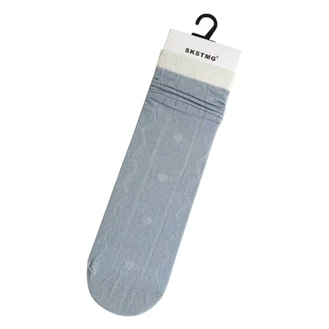 Dames Casual Dun Katoenmix Halve Kousen Koreaanse Stijl Ademende Sokken Voor Dagelijks Gebruik Mode Schoeisel