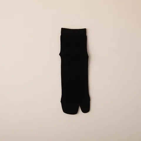Men's Split Toe Socks Pure Cotton Mid-Tube Summer Thin Breathable Antibacterial Deodorant Casual Crew Socks