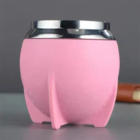 Stainless Steel Yerba Mate Cup Double Wall Insulated Mate Tea Cup With Bombilla Straw Portable Coffee Mug Drinkware