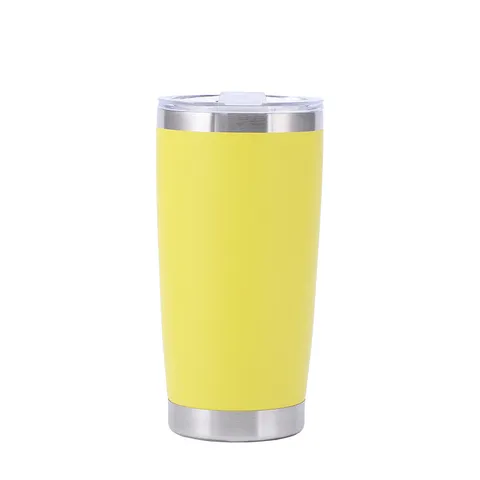 Vaso Térmico de Acero Inoxidable de Doble Pared Taza de Viaje Taza de Coche Con Tapa Para Hogar Oficina Exterior