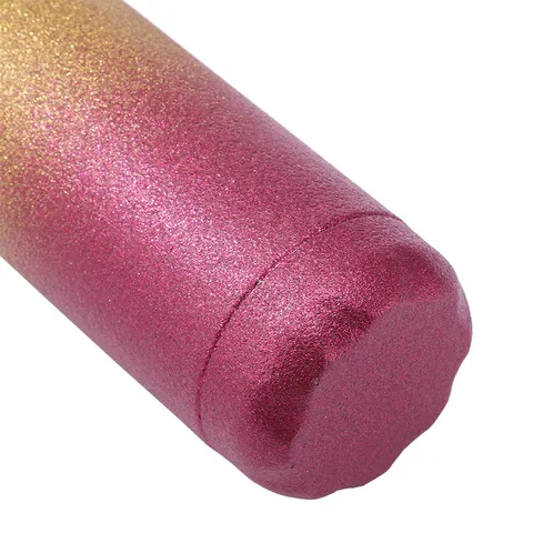 Stainless Steel Vacuum Insulated Water Bottle Gradient Glitter Cola Bottle Portable Sports Thermos Flask For Outdoor Travel
