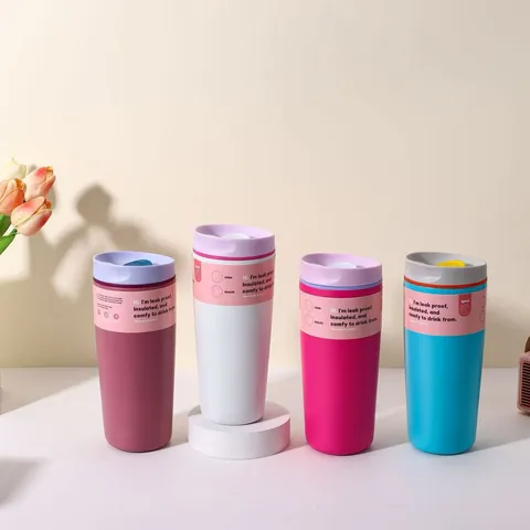 Stainless Steel Vacuum Insulated Tumbler Leak Proof Lid Portable Car Coffee Cup Travel Water Bottle For Outdoor Office