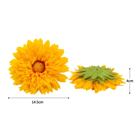 Large Artificial Daisy Flower Heads Silk Gerbera Chrysanthemum For Home Decor Wedding Party DIY Craft