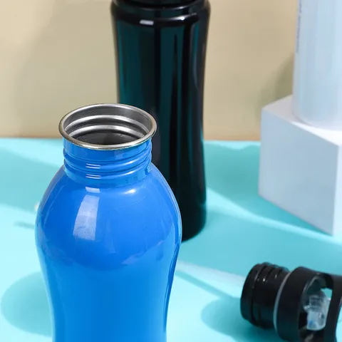 Tragbare Edelstahl Sport Trinkflasche Vakuumisoliert Ausgezeichnet Outdoor Wandern Fitnessstudio Reisen Direkt Trinken
