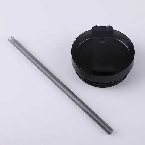 Gobelet Isolé sous Vide en Acier Inoxydable 304 Avec Couvercle de Paille Bouteille d'Eau de Voiture Portable Tasse Thermos de Grande Capacité