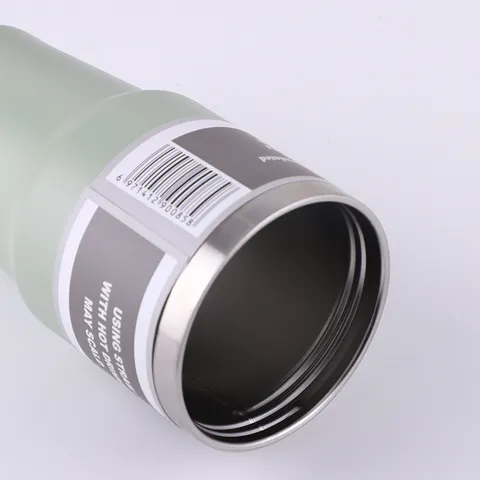 Gobelet Isolé sous Vide en Acier Inoxydable 304 Avec Couvercle de Paille Bouteille d'Eau de Voiture Portable Tasse Thermos de Grande Capacité