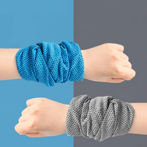 Asciugamano Rinfrescante Sportivo ad Asciugatura Rapida Rete Traspirante Assorbente di Sudore Asciugamano Ghiacciato per Fitness Yoga Corsa Palestra